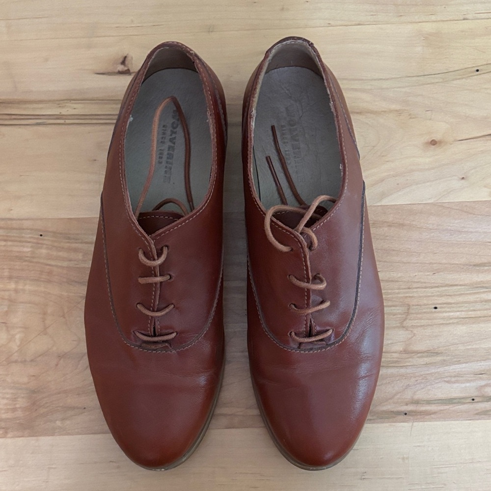 Classic Brown Leather Oxford Shoes